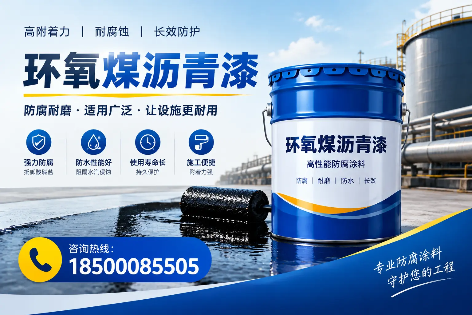 环氧煤沥青漆与其他涂料的对比分析，助力洛阳企业决策